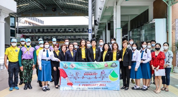 1.เซนต์ฟรังรวมใจ บริจาคโลหิต ถวายเป็นพระรา