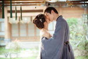 9.จางหานยุ่น จูบ ถงเมิ่งสือ