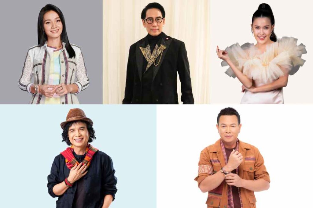 รูปศิลปินรับรางวัลเพชรในเพลง 2566