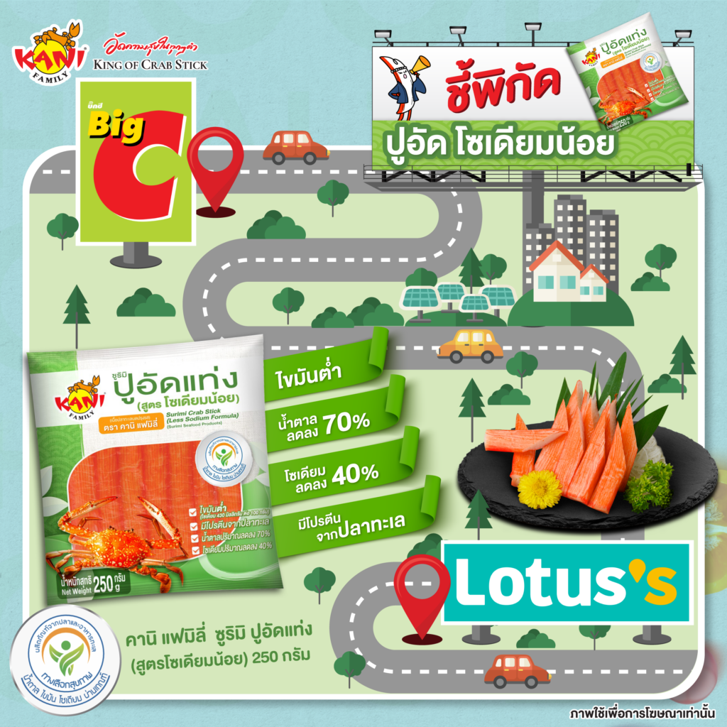 AW ประชาสัมพันธ์สินค้า คานิ แฟมิมลี่ ปูอัดส