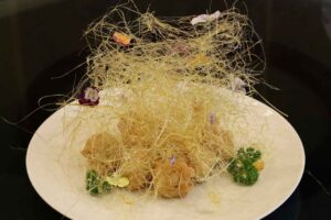 กล้วยหอมทอดใยไหม