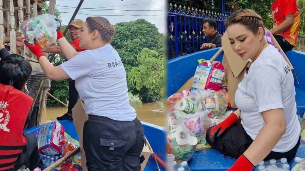 บุ๋มปนัดดาลงพื้นที่น้ำท่วม ปก