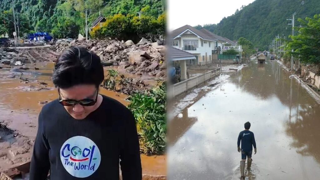 เจเปรมลงพื้นที่ช่วยน้ำท่วม ปก