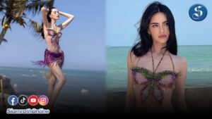 ใหม่ดาวิกา ชุดผีเสื้อ