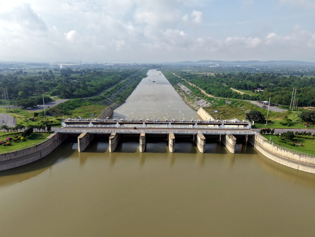 น้ำลุ่มป่าสักเริ่มคลี่คลาย